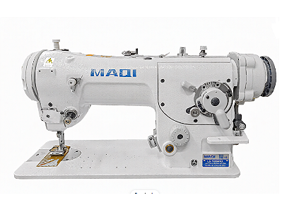 MAQUINA DE COSTURA ZIG ZAG INDUSTRIAL MAQI LS-T2284ND - 220 V COM PÉS E MESA MONTADOS