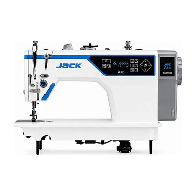 Máquina Reta Industrial Jack A4C 110V com IA AMH1 Com pés e mesa desmontados