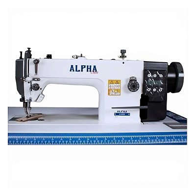 Máquina Transporte Duplo Direct Drive ALPHA LH-0303D 220V – Completa com Pés e Mesa Montados