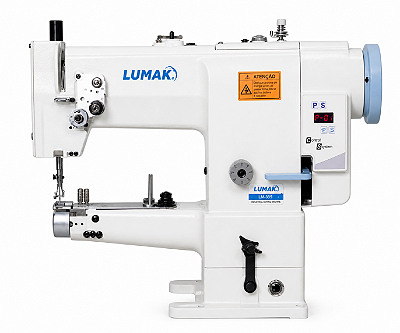 Máquina Braço Cilíndrica Transporte Triplo 7 MM LUMAK LU2628D-H-QI 220V + KIT PREMIUM CARBON EXCLUSIVO