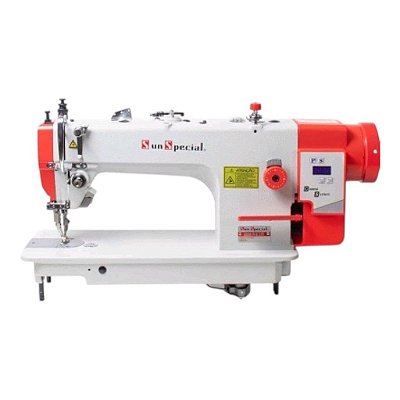 MAQUINA TRANSPORTE DUPLO DIRECT DRIVE SUN SPECIAL SS0303D-PR-QI - 110 V + KIT PREMIUM E CADEIRA PARA COSTUREIRA