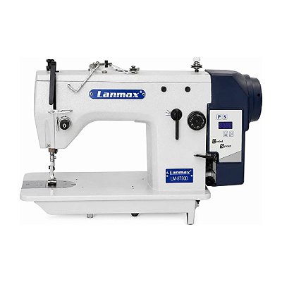 Máquina Zig Zag 3 Pontinhos Direct Drive Lanmax LM-557A-D 220V + Kit Premium Carbon Especial
