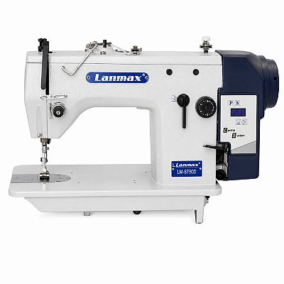 Máquina Zig Zag 3 Pontinhos Direct Drive Lanmax LM-557A-D 220V + Kit Premium Carbon Especial