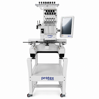 Máquina de Bordado Protex Industrial BF-901 Área 20x36 cm com 9 Agulhas