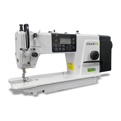 Máquina Reta Eletrônica DOLLOR B1A-4G-02 220V Direct Drive com Pés e Mesa Desmontados
