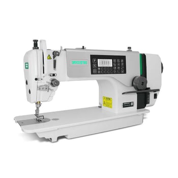 Máquina Reta Eletrônica Zoje A8000-D4-HG-02 220V com Lançadeira Grande, Kit Premium Exclusivo e Garantia