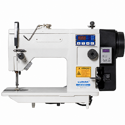 Máquina Zig-Zag Lumak LU20U73D 190 Pontos 220V + Kit Premium Carbon + Cadeira + Mesa Montada