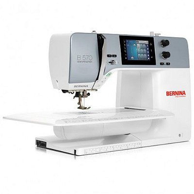 MAQUINA DE COSTURA BERNINA ELETRONICA B570 QE AUTOVOLT TECNOLOGIA SUIÇA