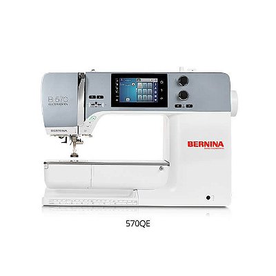 MAQUINA DE COSTURA BERNINA ELETRONICA B570 QE AUTOVOLT TECNOLOGIA SUIÇA