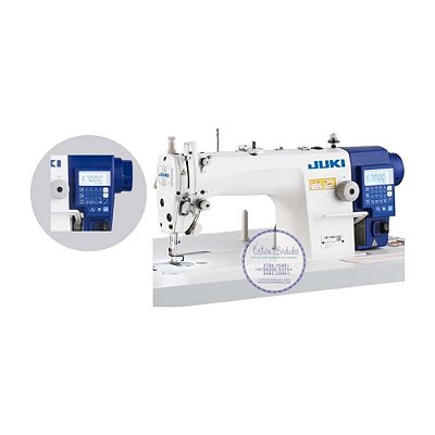 MAQUINA DE COSTURA RETA ELETRONICA JUKI DDL -7000A - 220 V COM KIT DE CALCADORES