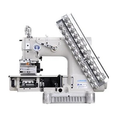 Máquina 12 Agulhas 24 fios Base Cilíndrica ponto Corrente Direct Drive Jack JK-8009VCDI-12064P - 220 V