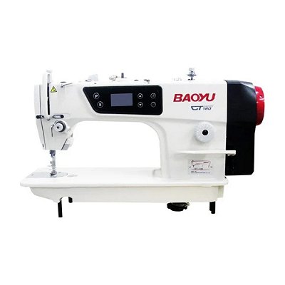 MAQUINA DE COSTURA RETA MOTOR DIRECT DRIVE BAOYU GT 180 - 220 V COM KIT DE CALCADORES