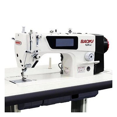 MAQUINA DE COSTURA RETA ELETRONICA CARTER BLINDADO BAOYU GT 280 - 220 V COM KIT DE CALCADORES