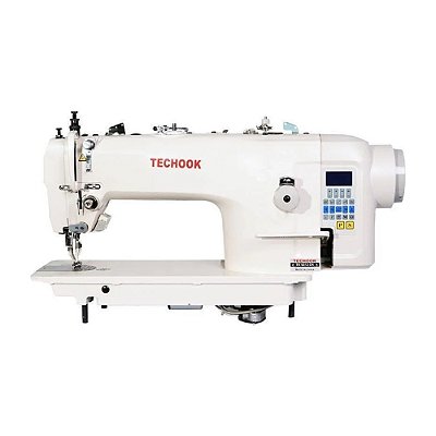 MAQUINA TRANSPORTE DUPLO ELETRONICA CORTE DE LINHA TECHOOK TK9312-D4 - 220 V E KIT DE CALCADORES