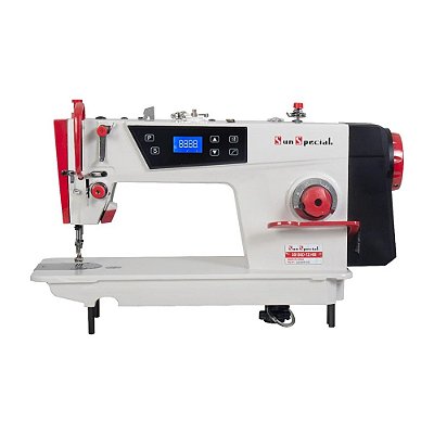 Máquina Costura Reta Direct Drive 220v Sun Special SS180D-TZ-HM -220 V + KIT DE CALCADORES