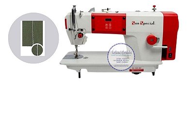 Máquina Costura Industrial Reta Direct Drive Control Box Painel Acoplado 220v Sun Special SS190D-MQ - 220 V