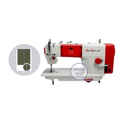 Máquina Costura Industrial Reta Direct Drive Control Box Painel Acoplado 220v Sun Special SS190D-MQ - 220 V