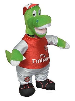 Mascote do Arsenal Gunnersaurus Rex