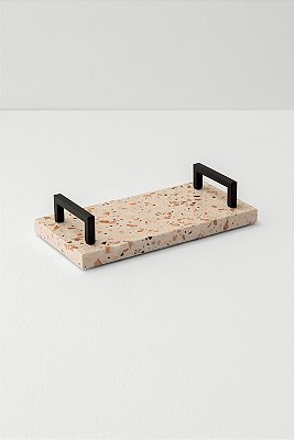 bandeja terrazzo rosé