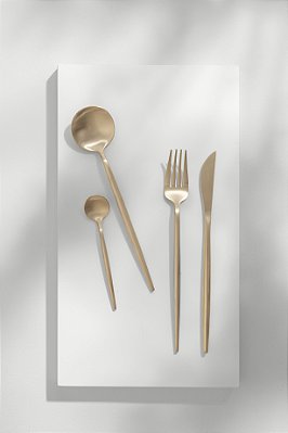 jogo de talher kyoto champanhe