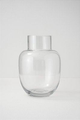 vaso em vidro transparente weekend
