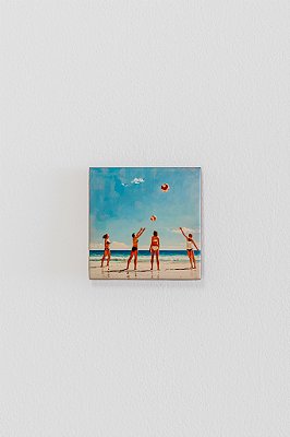 azulejo decorativo vôlei na praia