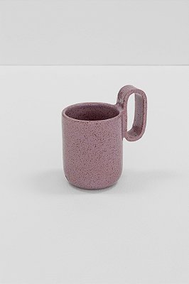 caneca de cerâmica molle lilás
