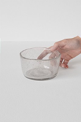bowl bubble P em vidro reciclável