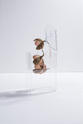 caixa acrílica rosa tefé