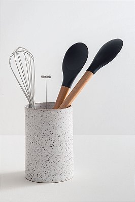 porta utensílios de cerâmica olíe