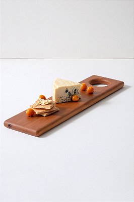 tábua de madeira peroba bruschetta