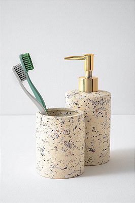 kit para banheiro paint amarelo