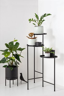 suporte para plantas em metal hannah