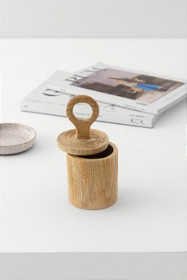 pote decorativo wood P