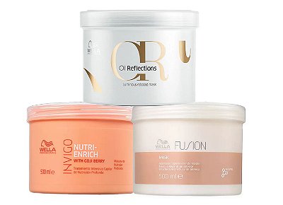 Wella Professionals kit Cronograma Capilar  500g (3 Produtos)