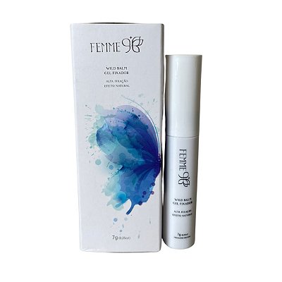 FEMME 9 Gel fixador Efeito Bronw Up para Sobrancelhas 7g