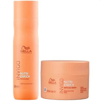 Kit Wella Professionals Invigo Nutri-Enrich  (Shampoo 250 + Mask 150)