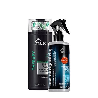 Kit Truss Shampoo Therapy  + Tratamento Reconstrutor Uso Obrigatorio 260ml