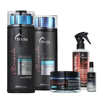 Kit Truss Trio Miracle + Uso Obrigatório Summer+ Illuminate Oil