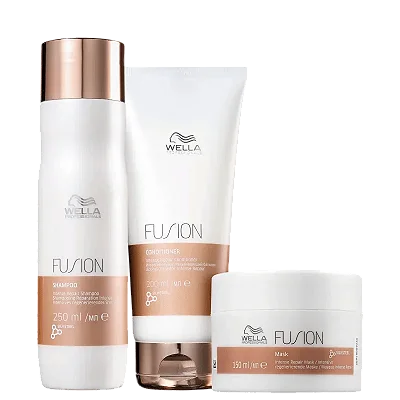 Kit Wella Professionals Fusion Trio Tratamento (3 Produtos)