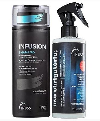 Kit Truss Infusion Shampoo 300ml + Uso Obrigatório 260ml ÚNICO