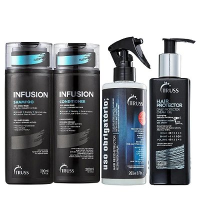 Kit Truss Duo Infusion + Hair Protector 250ml + Uso Obrigatório 260ml
