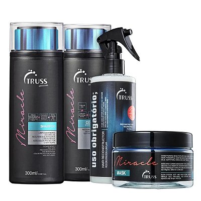 Kit Truss Trio Miracle + Uso Obrigatório 260ml
