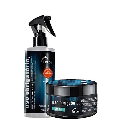 Kit Truss Uso Obrigatorio Spray 260ml + Máscara 180g