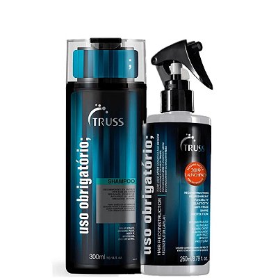 Kit Truss Uso Obrigatorio Shampoo 300ml + Spray 260ml