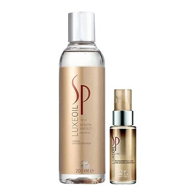 Wella Kit SP Luxe Oil Keratin Shampoo 200ml + Luxe Oil 30ml