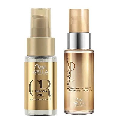 Kit Wella Professionals Óleo Oil Reflections Regular 30ml + Óleo SP Luxe Oil 30ml
