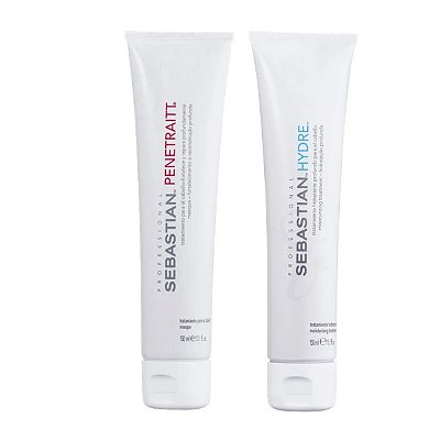 Kit Sebastian Professional  Máscara Penetraitt 150ml + Máscara Hydre 150ml