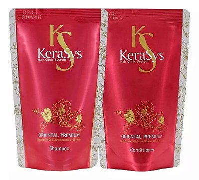 Kit Duo  Kerasys Oriental Premium Refil (Shampoo 500ml + Condicionador 500ml)