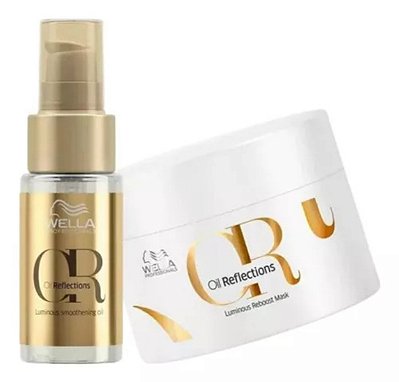 Kit Oil Reflections Masc 150ml + Óleo 30ml - Wella profissional